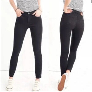 Madewell Black High Riser Skinny Jeans Women’s Size 25